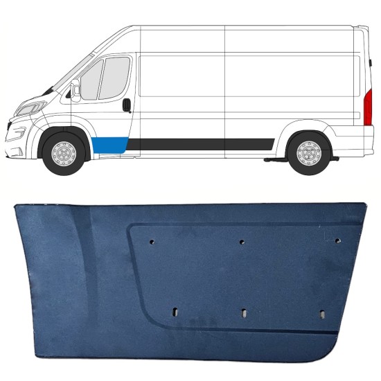 Reparaturblech vordere Tür