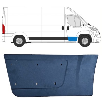 Reparaturblech vordere Tür für Opel Movano 2021-2026 / Rechts 16450