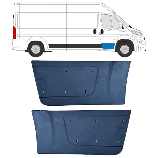 Reparaturblech vordere Tür für Opel Movano 2021-2026 / Links+Rechts 16452