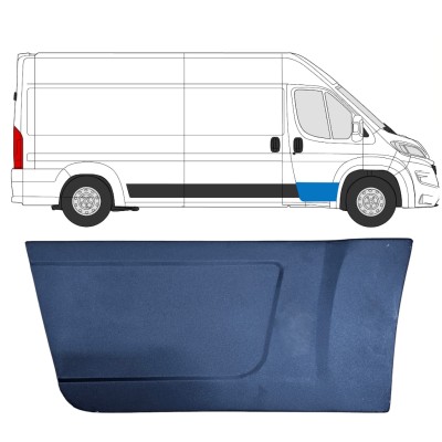 Reparaturblech vordere Tür für Opel Movano 2021-2026 / Rechts 16447