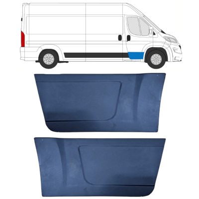 Reparaturblech vordere Tür für Opel Movano 2021-2026 / Links+Rechts / Satz 16449