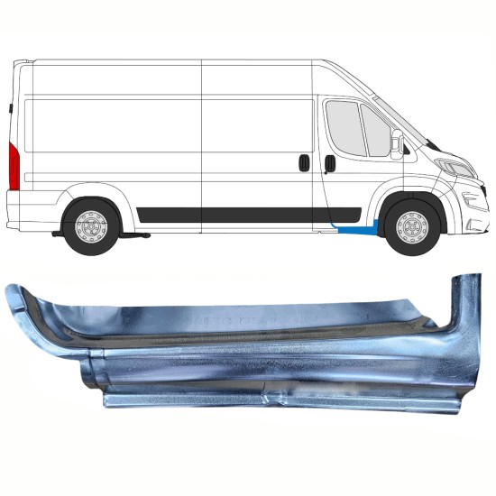 Reparaturblech Schweller vordere Tür