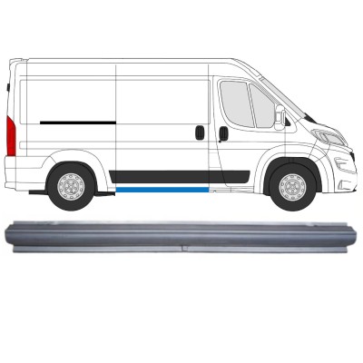 Schweller Schiebetür Reparaturblech für Opel Movano 2021-2026 / Rechts 16459