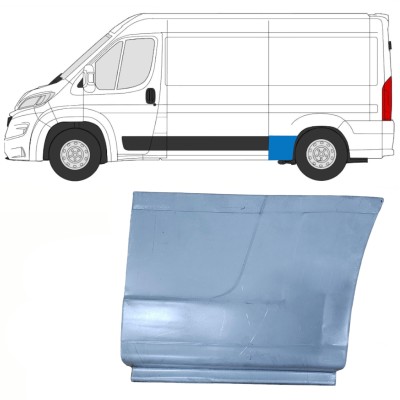 Reparaturblech Kotflügel hinten für Opel Movano 2021-2026 / Links 16529