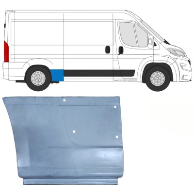 Reparaturblech Kotflügel hinten für Opel Movano 2021-2026 / Rechts 16511