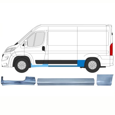 Reparaturblech-Set für Opel Movano 2021-2026 / Links / 16527