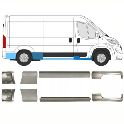 Reparaturblech-Set für Opel Movano 2021-2026 / Links+Rechts 16426