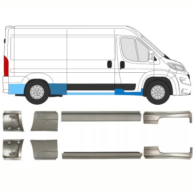Reparaturblech-Set für Opel Movano 2021-2026 / Links+Rechts 16425