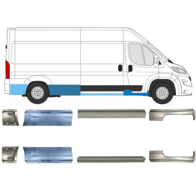 Reparaturblech-Set für Opel Movano 2021-2026 / Links+Rechts 16468