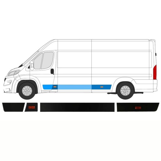 Satz Seitenleisten für Opel Movano 2021-2026 / Links / 14425