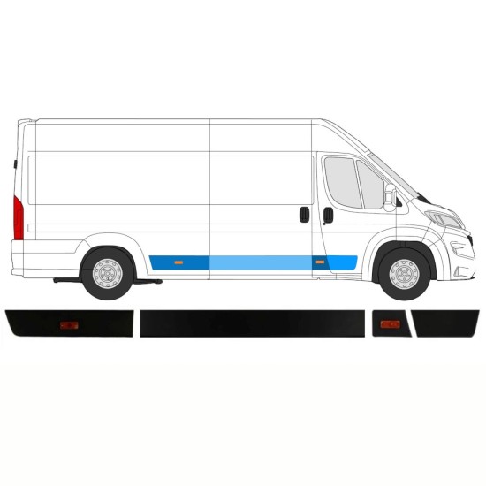 Satz Seitenleisten für Opel Movano 2021-2026 / Rechts / 14422