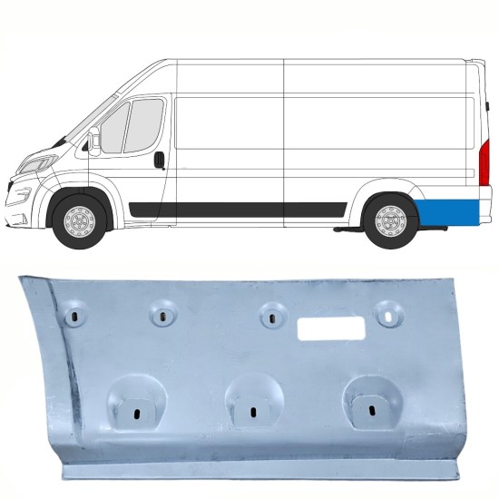 Reparaturblech Kotflügel hinten