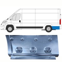 Reparaturblech Kotflügel hinten für Opel Movano 2021-2026 / Links 16531