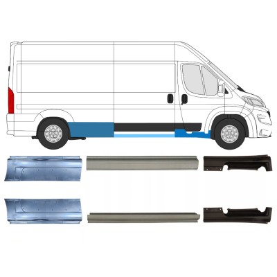 Reparaturblech-Set für Opel Movano 2021-2026 / Links+Rechts 16464