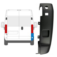 Stoßstange Ecke hinten 180 Grad für Opel Movano 2021-2026 / Rechts 15799