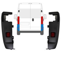 Stoßstange Ecke hinten 270 Grad für Opel Movano 2021-2026 / Links+Rechts / Satz 15797