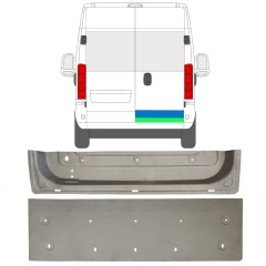 Reparaturblech hintere Tür für Opel Movano 2021-2026 / Rechts / Satz 16517