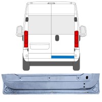 Reparaturblech hintere Tür für Opel Movano 2021-2026 / Rechts 16504