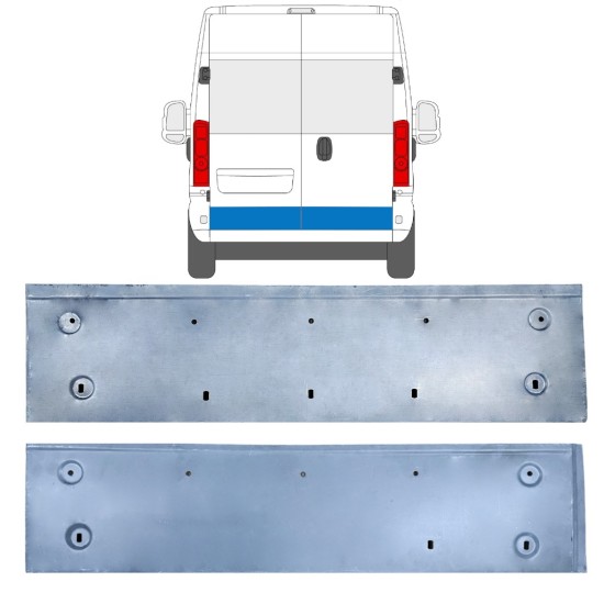 Reparaturblech hintere Tür für Opel Movano 2021-2026 / Links+Rechts 16514