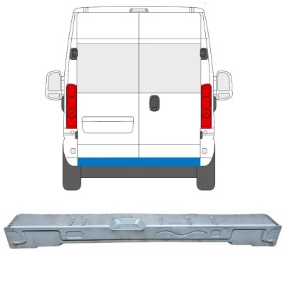 Reparaturblech hintere Quertraverse für Opel Movano 2021-2026 16872