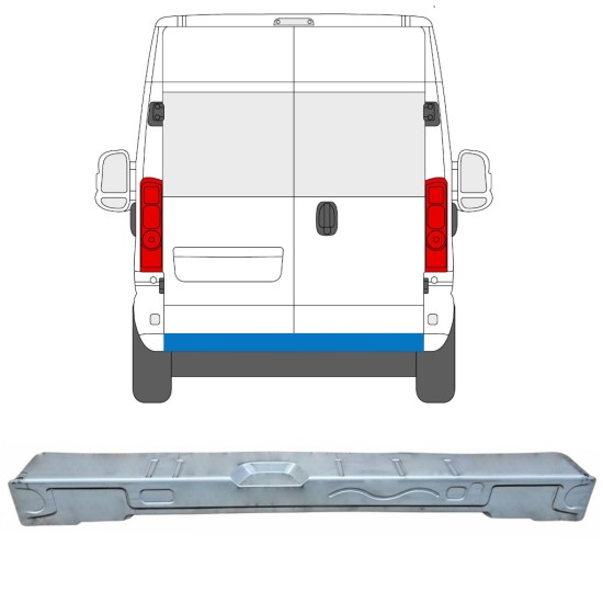 Reparaturblech hintere Quertraverse für Opel Movano 2021-2026 16872