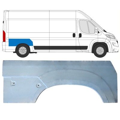 Reparaturblech Kotflügel hinten für Opel Movano 2021-2026 / Rechts 16961