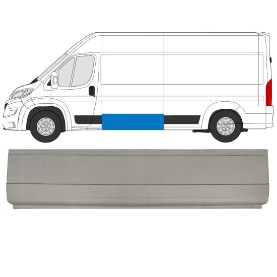 Reparaturblech Seitenwand für Opel Movano 2021-2026 / Links 16431