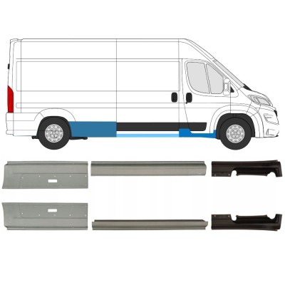 Reparaturblech-Set für Opel Movano 2021-2026 / Links+Rechts 16469