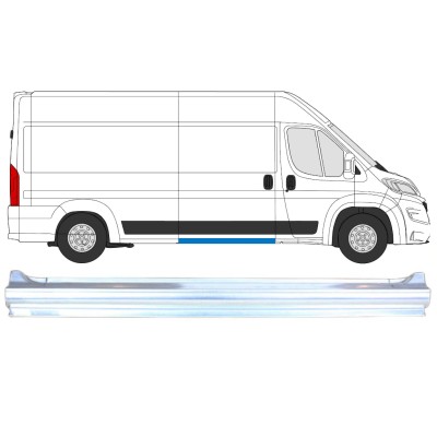 Schweller Schiebetür Reparaturblech für Opel Movano 2021-2026 / Rechts 16458