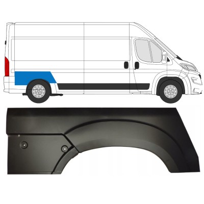 Reparaturblech Kotflügel hinten für Opel Movano 2021-2026 / Rechts 16441