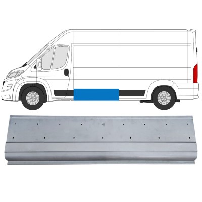 Reparaturblech Seitenwand mit Löchern für Opel Movano 2021-2026 / Links 16539