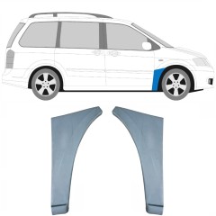 Reparaturblech Kotflügel vorne für Mazda MPV 1999-2006 / Links+Rechts / Satz 9419