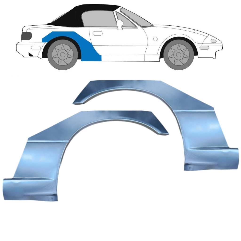 Mazda Mx-5 1989-1998 Radlauf Reparaturblech / Satz