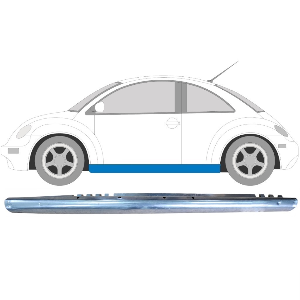 Volkswagen New Beetle 1998-2005 Schweller Reparaturblech / Rechts