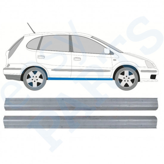 NISSAN ALMERA TINO 2000-2006 SCHWELLER REPARATURBLECH / RECHTS = LINKS / SATZ