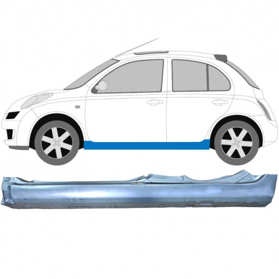 2 Vérins De Hayon Pour Nissan Micra K12 2002-2010 - Force 320N, Longueur 501 Mm, Remplace 90450AX61B