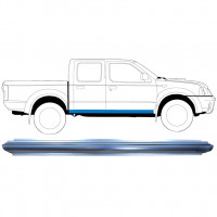 NISSAN NAVARA 1998-2005 SCHWELLER REPARATURBLECH / LINKS = RECHTS