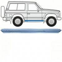 NISSAN PATROL 1990-1997 3 TÜR SCHWELLER REPARATURBLECH / RECHTS = LINKS