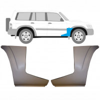 NISSAN PATROL 1997-2009 VORNE KOTFLÜGEL REPARATURBLECH NIEDRIG / SATZ