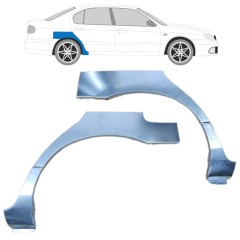 Reparaturblech Kotflügel hinten für Nissan Primera P11 1996-2001 / Links+Rechts / Satz 10632