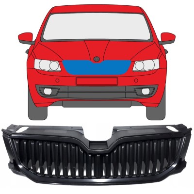 Kühlergrill für Skoda Octavia III 2013-2017 9353