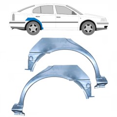 Reparaturblech Kotflügel hinten für Skoda Octavia I 1996-2010 / Links+Rechts / Satz 9461