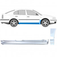 SKODA OCTAVIA 1996-2010 VORNE KOTFLÜGEL REPARATURBLECH + SCHWELLER REPARATURBLECH / RECHTS