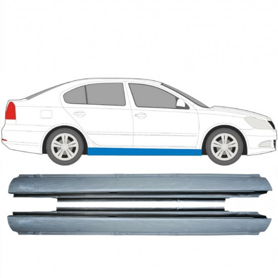 SKODA OCTAVIA 2004-2013 SCHWELLER REPARATURBLECH / SATZ