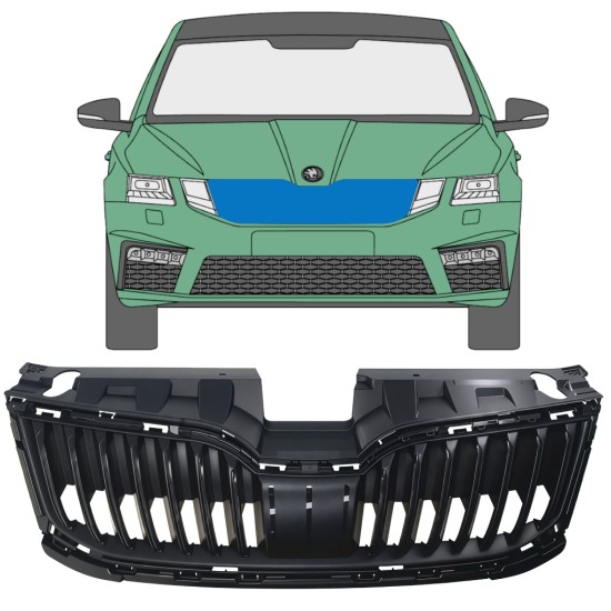 Kühlergrill für Skoda Octavia III 2017-2020 16206