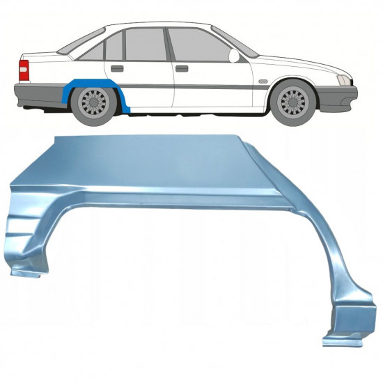 OPEL OMEGA A 1986-1993 HINTEN RADLAUF REPARATURBLECH / RECHTS