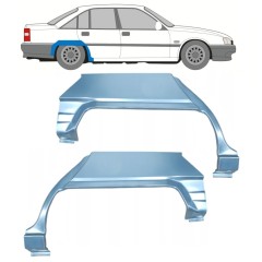 Reparaturblech Kotflügel hinten für Opel Omega A 1986-1993 / Links+Rechts / Satz 9803
