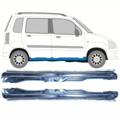 Voll schweller für Opel Agila 2001-2008 / Links+Rechts / Satz 10324