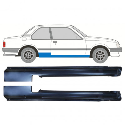 OPEL ASCONA / VAUXHALL CAVALIER 1981-1988 SCHWELLER REPARATURBLECH / SATZ