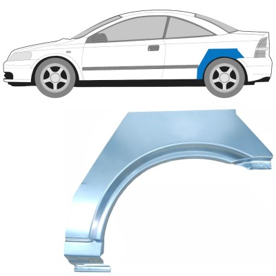 Reparaturblech Kotflügel hinten für Opel Astra G 1998-2009 / Links / COUPE 15960